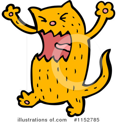 Royalty-Free (RF) Cat Clipart Illustration by lineartestpilot - Stock Sample #1152785