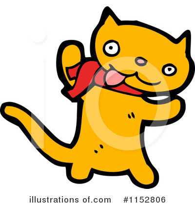 Royalty-Free (RF) Cat Clipart Illustration by lineartestpilot - Stock Sample #1152806