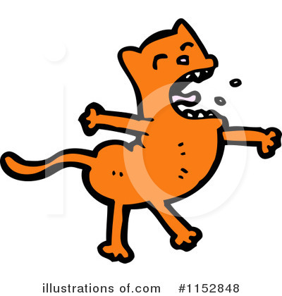Royalty-Free (RF) Cat Clipart Illustration by lineartestpilot - Stock Sample #1152848