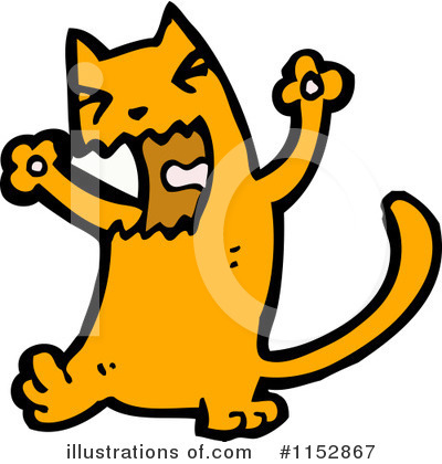 Royalty-Free (RF) Cat Clipart Illustration by lineartestpilot - Stock Sample #1152867