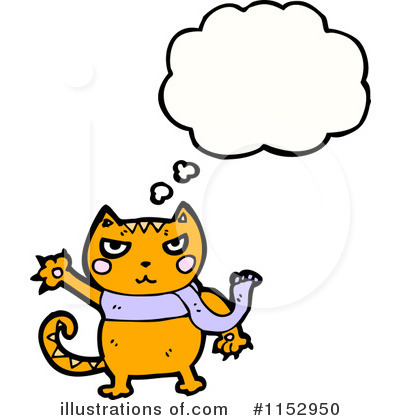 Royalty-Free (RF) Cat Clipart Illustration by lineartestpilot - Stock Sample #1152950