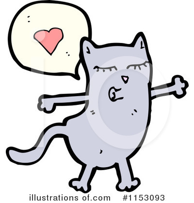 Royalty-Free (RF) Cat Clipart Illustration by lineartestpilot - Stock Sample #1153093