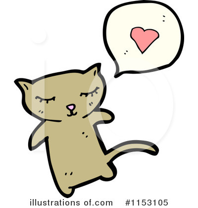 Royalty-Free (RF) Cat Clipart Illustration by lineartestpilot - Stock Sample #1153105