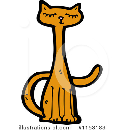 Orange Cat Clipart #1153183 by lineartestpilot