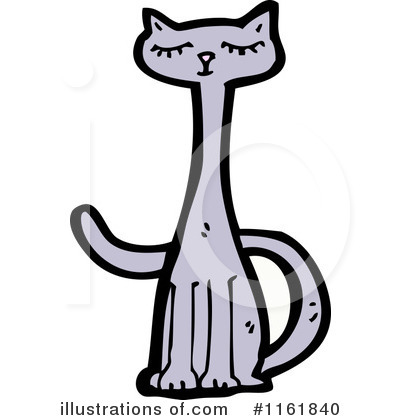 Royalty-Free (RF) Cat Clipart Illustration by lineartestpilot - Stock Sample #1161840