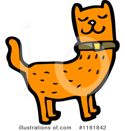 Orange Cat Clipart #1161842 by lineartestpilot