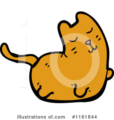 Orange Cat Clipart #1161844 by lineartestpilot