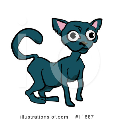 Royalty-Free (RF) Cat Clipart Illustration by AtStockIllustration - Stock Sample #11687