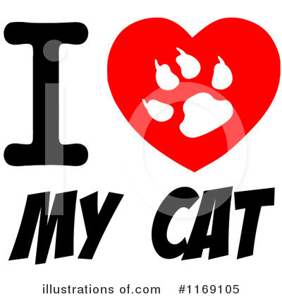 Royalty-Free (RF) Cat Clipart Illustration by Hit Toon - Stock Sample #1169105