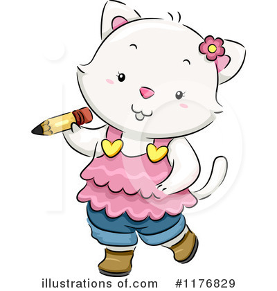 Royalty-Free (RF) Cat Clipart Illustration by BNP Design Studio - Stock Sample #1176829