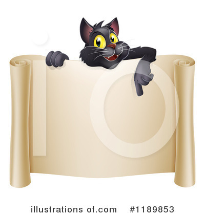 Royalty-Free (RF) Cat Clipart Illustration by AtStockIllustration - Stock Sample #1189853