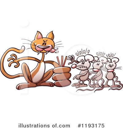 Royalty-Free (RF) Cat Clipart Illustration by Zooco - Stock Sample #1193175