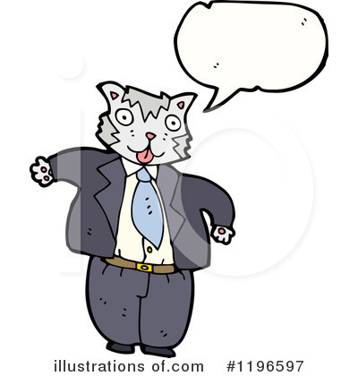 Royalty-Free (RF) Cat Clipart Illustration by lineartestpilot - Stock Sample #1196597