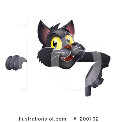 Royalty-Free (RF) Cat Clipart Illustration by AtStockIllustration - Stock Sample #1200102