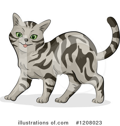 Royalty-Free (RF) Cat Clipart Illustration by BNP Design Studio - Stock Sample #1208023