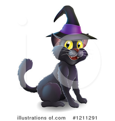 Royalty-Free (RF) Cat Clipart Illustration by AtStockIllustration - Stock Sample #1211291