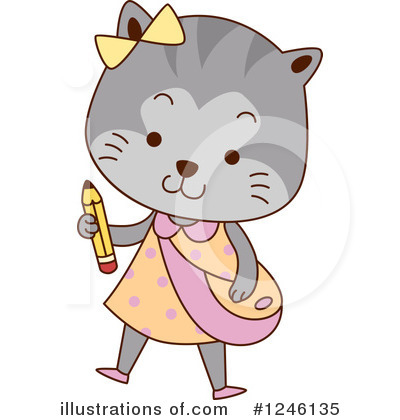 Royalty-Free (RF) Cat Clipart Illustration by BNP Design Studio - Stock Sample #1246135