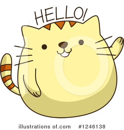 Royalty-Free (RF) Cat Clipart Illustration by BNP Design Studio - Stock Sample #1246138