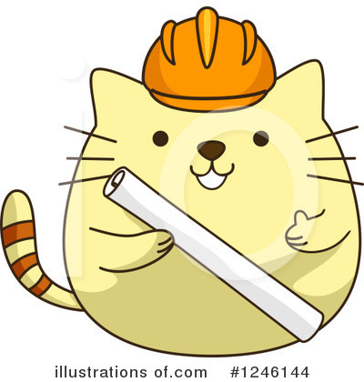 Royalty-Free (RF) Cat Clipart Illustration by BNP Design Studio - Stock Sample #1246144