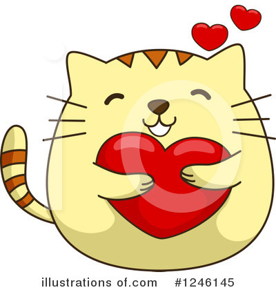 Royalty-Free (RF) Cat Clipart Illustration by BNP Design Studio - Stock Sample #1246145