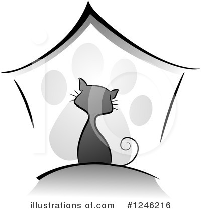 Royalty-Free (RF) Cat Clipart Illustration by BNP Design Studio - Stock Sample #1246216