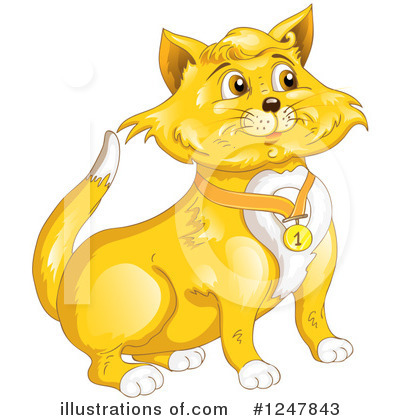 Royalty-Free (RF) Cat Clipart Illustration by merlinul - Stock Sample #1247843