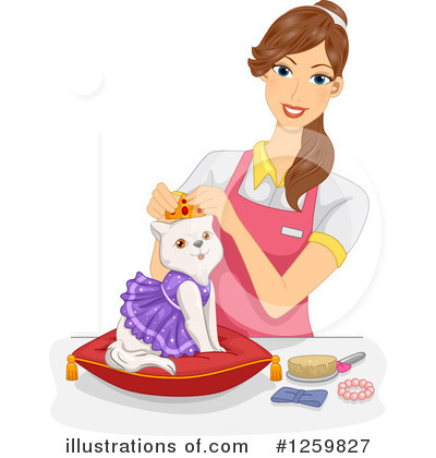 Royalty-Free (RF) Cat Clipart Illustration by BNP Design Studio - Stock Sample #1259827