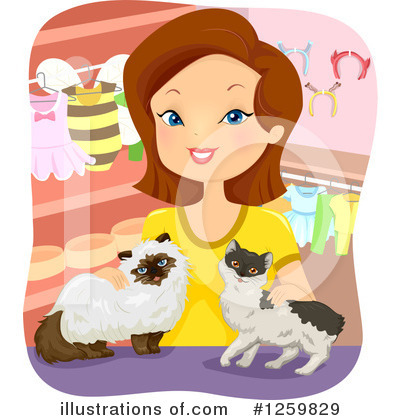 Royalty-Free (RF) Cat Clipart Illustration by BNP Design Studio - Stock Sample #1259829