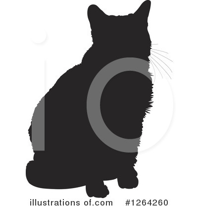 Royalty-Free (RF) Cat Clipart Illustration by Maria Bell - Stock Sample #1264260