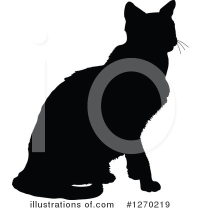 Royalty-Free (RF) Cat Clipart Illustration by Maria Bell - Stock Sample #1270219