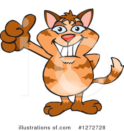Tabby Cat Clipart #1272728 by Dennis Holmes Designs