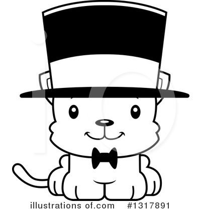 Royalty-Free (RF) Cat Clipart Illustration by Cory Thoman - Stock Sample #1317891
