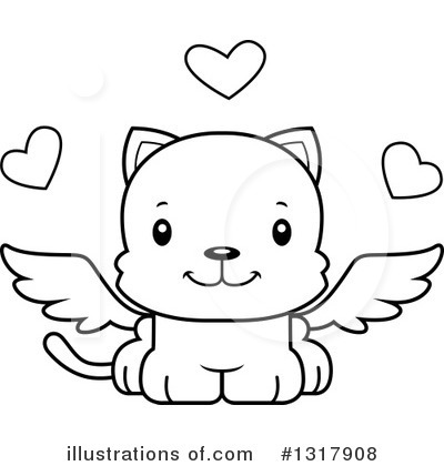 Royalty-Free (RF) Cat Clipart Illustration by Cory Thoman - Stock Sample #1317908