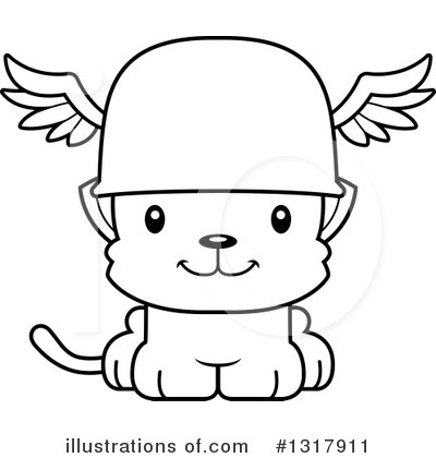 Royalty-Free (RF) Cat Clipart Illustration by Cory Thoman - Stock Sample #1317911