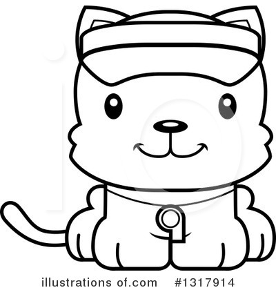 Royalty-Free (RF) Cat Clipart Illustration by Cory Thoman - Stock Sample #1317914