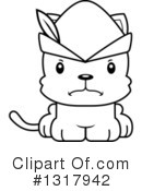 Cat Clipart #1317942 by Cory Thoman