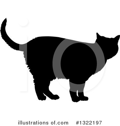 Royalty-Free (RF) Cat Clipart Illustration by Maria Bell - Stock Sample #1322197