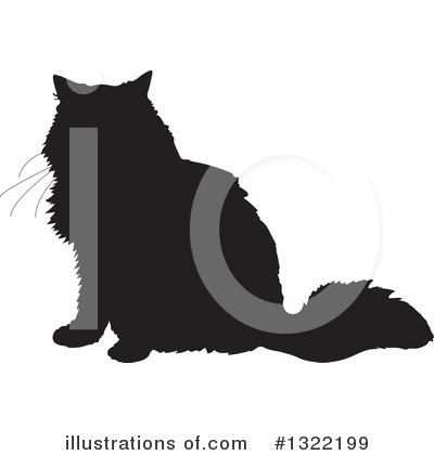 Royalty-Free (RF) Cat Clipart Illustration by Maria Bell - Stock Sample #1322199