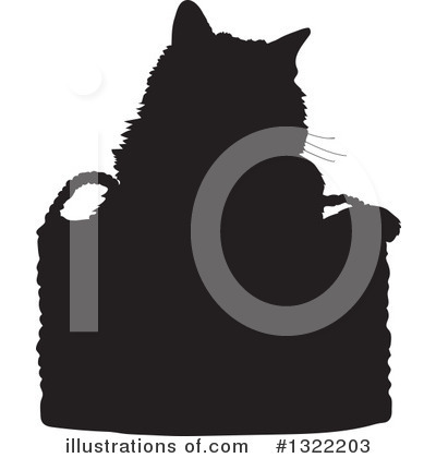 Royalty-Free (RF) Cat Clipart Illustration by Maria Bell - Stock Sample #1322203