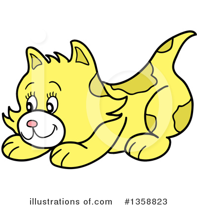 Royalty-Free (RF) Cat Clipart Illustration by LaffToon - Stock Sample #1358823