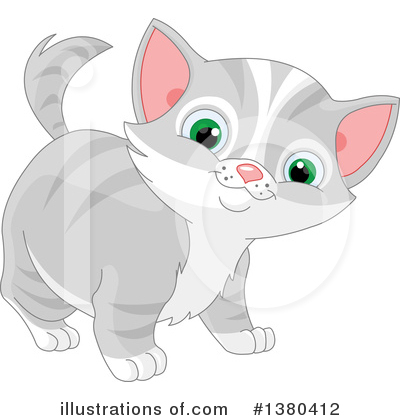 Royalty-Free (RF) Cat Clipart Illustration by Pushkin - Stock Sample #1380412