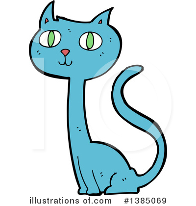 Royalty-Free (RF) Cat Clipart Illustration by lineartestpilot - Stock Sample #1385069
