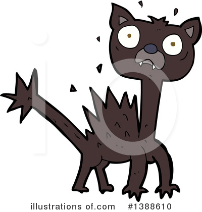 Royalty-Free (RF) Cat Clipart Illustration by lineartestpilot - Stock Sample #1388610
