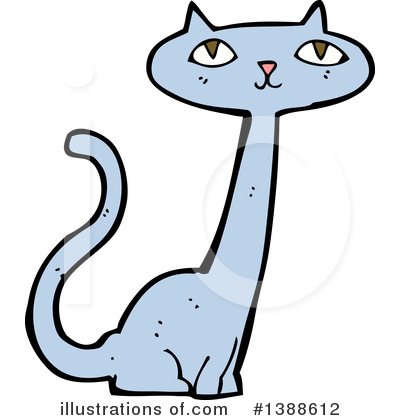 Royalty-Free (RF) Cat Clipart Illustration by lineartestpilot - Stock Sample #1388612