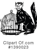 Cat Clipart #1390023 by Prawny Vintage