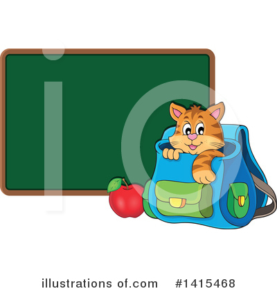 School Bag Clipart #1415468 by visekart