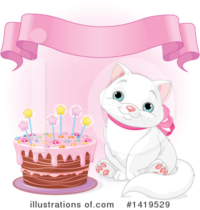 Royalty-Free (RF) Cat Clipart Illustration by Pushkin - Stock Sample #1419529