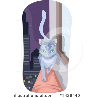Royalty-Free (RF) Cat Clipart Illustration by BNP Design Studio - Stock Sample #1429440
