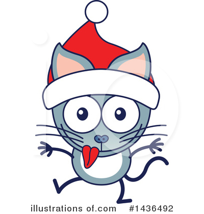 Royalty-Free (RF) Cat Clipart Illustration by Zooco - Stock Sample #1436492