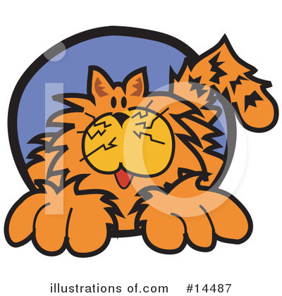 Royalty-Free (RF) Cat Clipart Illustration by Andy Nortnik - Stock Sample #14487